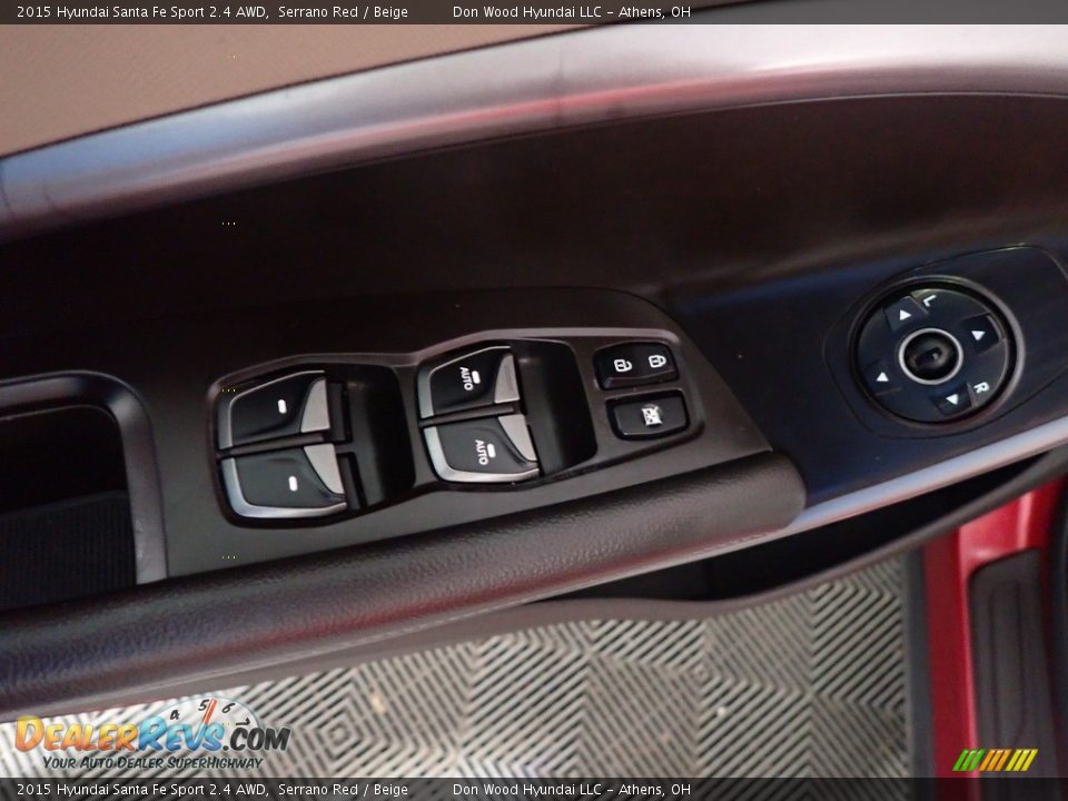 2015 Hyundai Santa Fe Sport 2.4 AWD Serrano Red / Beige Photo #21