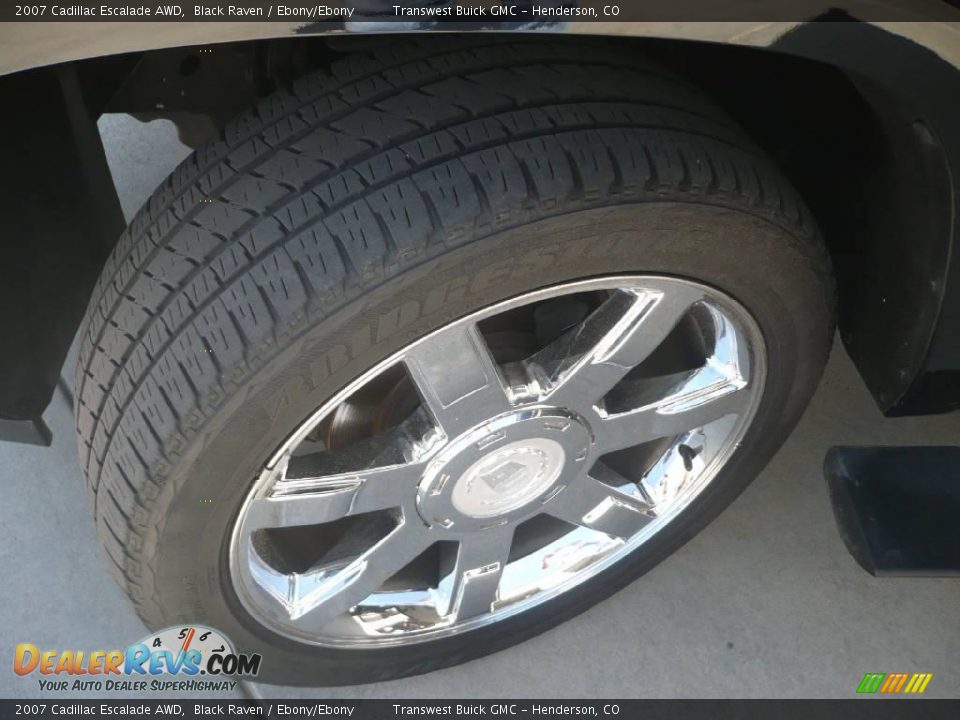 2007 Cadillac Escalade AWD Black Raven / Ebony/Ebony Photo #7