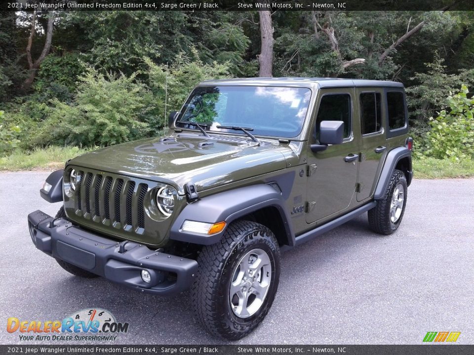 Sarge Green 2021 Jeep Wrangler Unlimited Freedom Edition 4x4 Photo #3