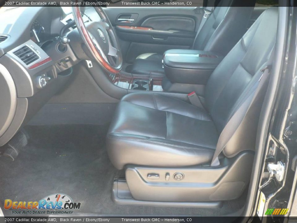 2007 Cadillac Escalade AWD Black Raven / Ebony/Ebony Photo #8