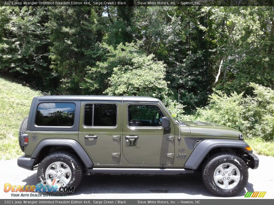 Sarge Green 2021 Jeep Wrangler Unlimited Freedom Edition 4x4 Photo #7