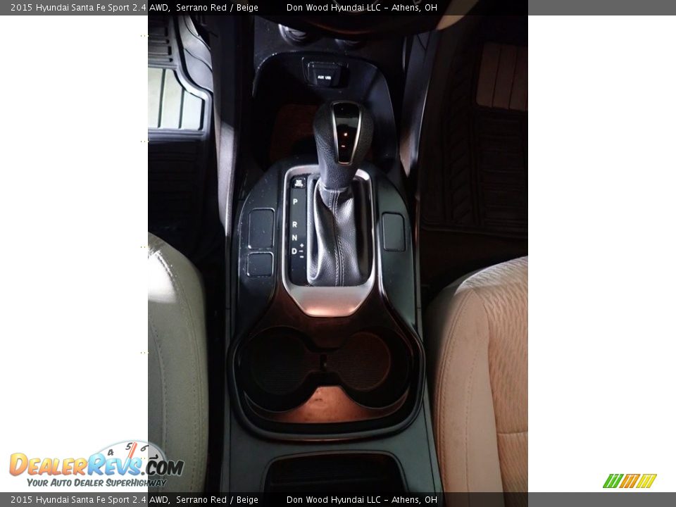 2015 Hyundai Santa Fe Sport 2.4 AWD Serrano Red / Beige Photo #31