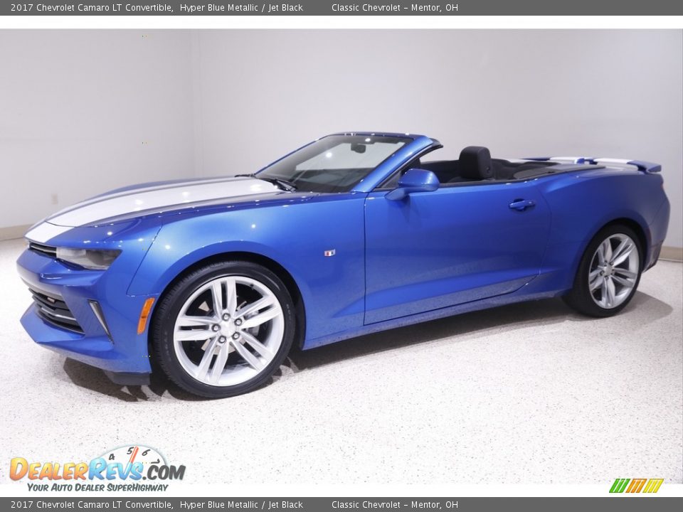 2017 Chevrolet Camaro LT Convertible Hyper Blue Metallic / Jet Black Photo #4