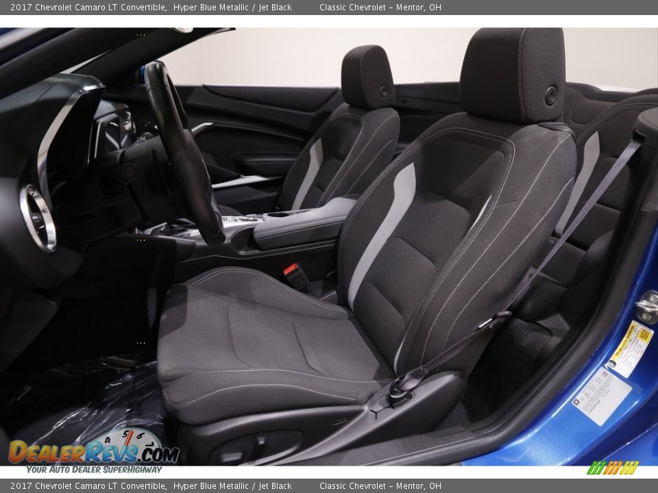 2017 Chevrolet Camaro LT Convertible Hyper Blue Metallic / Jet Black Photo #6
