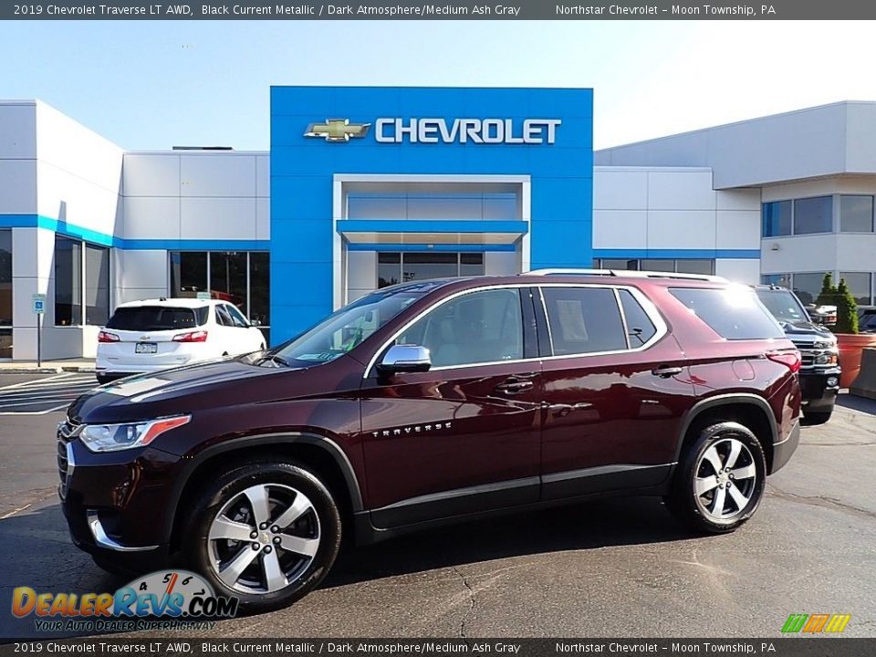 Black Current Metallic 2019 Chevrolet Traverse LT AWD Photo #1