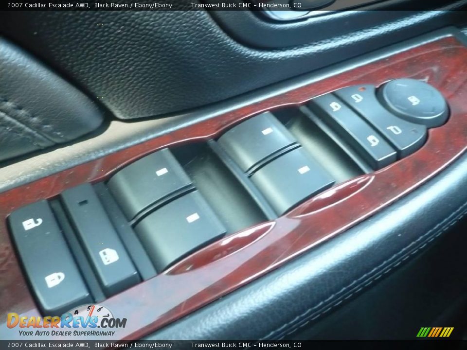 2007 Cadillac Escalade AWD Black Raven / Ebony/Ebony Photo #12