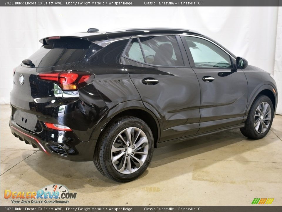 2021 Buick Encore GX Select AWD Ebony Twilight Metallic / Whisper Beige Photo #3