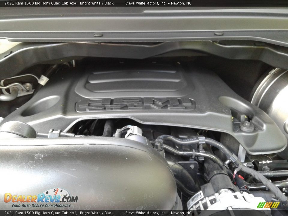 2021 Ram 1500 Big Horn Quad Cab 4x4 Bright White / Black Photo #10