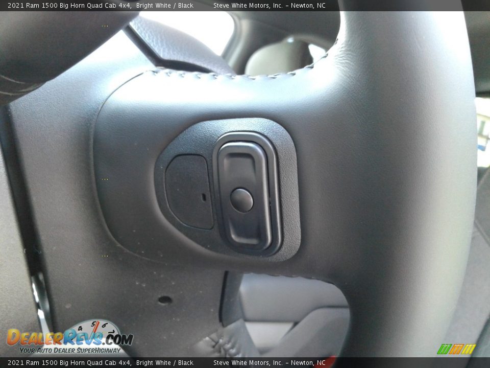 2021 Ram 1500 Big Horn Quad Cab 4x4 Bright White / Black Photo #13