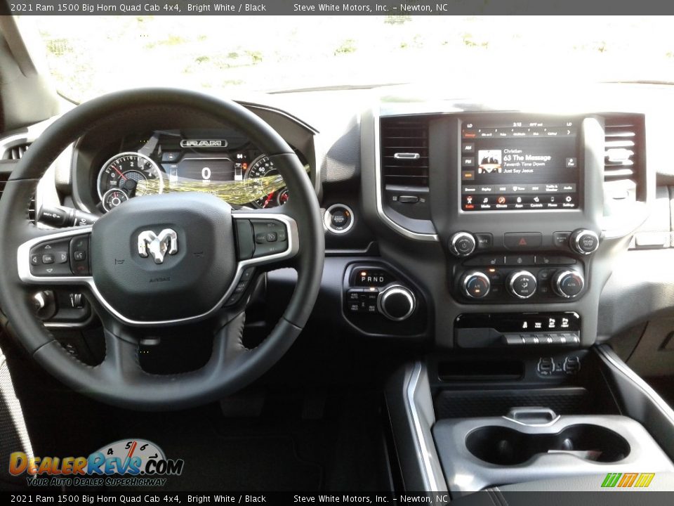 2021 Ram 1500 Big Horn Quad Cab 4x4 Bright White / Black Photo #18