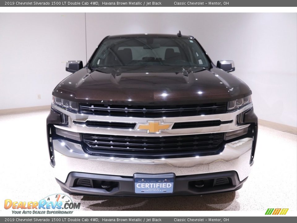 2019 Chevrolet Silverado 1500 LT Double Cab 4WD Havana Brown Metallic / Jet Black Photo #2