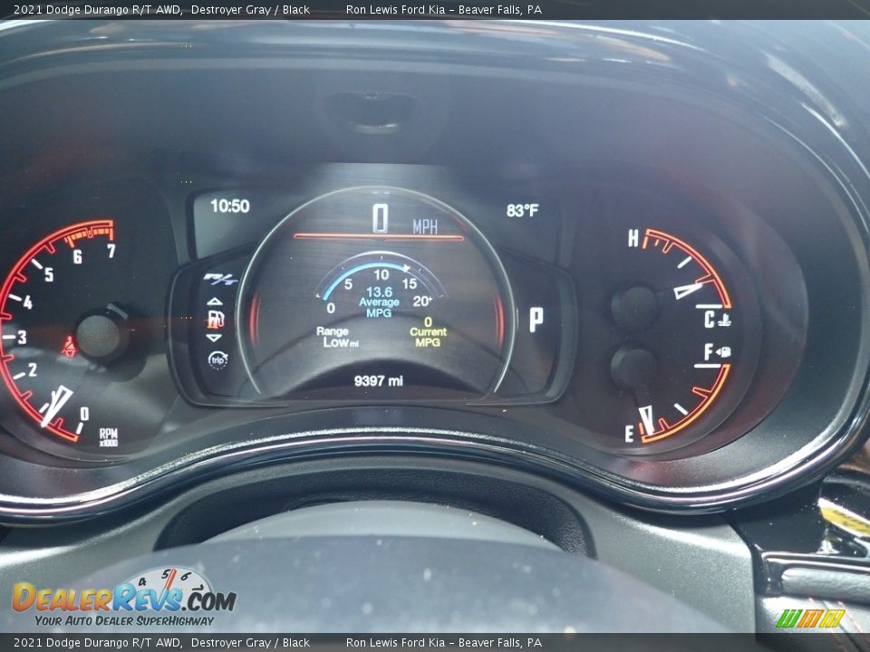 2021 Dodge Durango R/T AWD Destroyer Gray / Black Photo #21