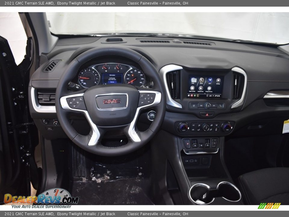 2021 GMC Terrain SLE AWD Ebony Twilight Metallic / Jet Black Photo #10