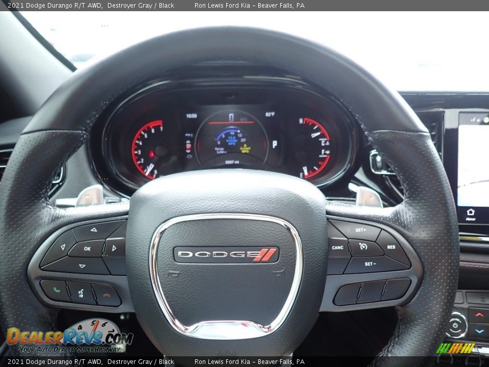 2021 Dodge Durango R/T AWD Destroyer Gray / Black Photo #22