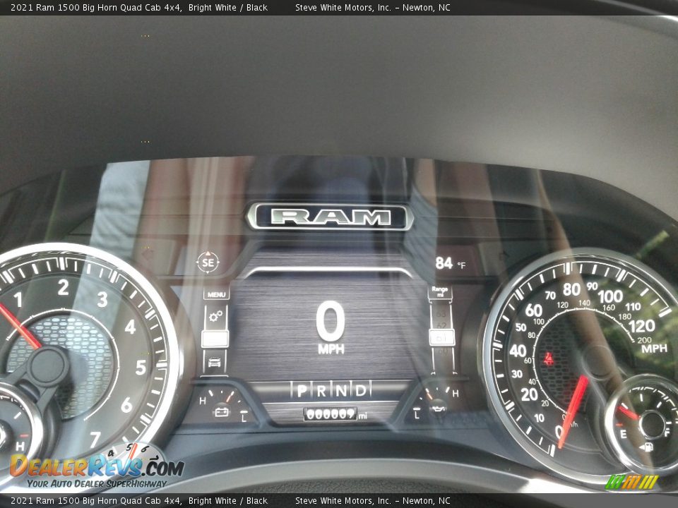 2021 Ram 1500 Big Horn Quad Cab 4x4 Bright White / Black Photo #21