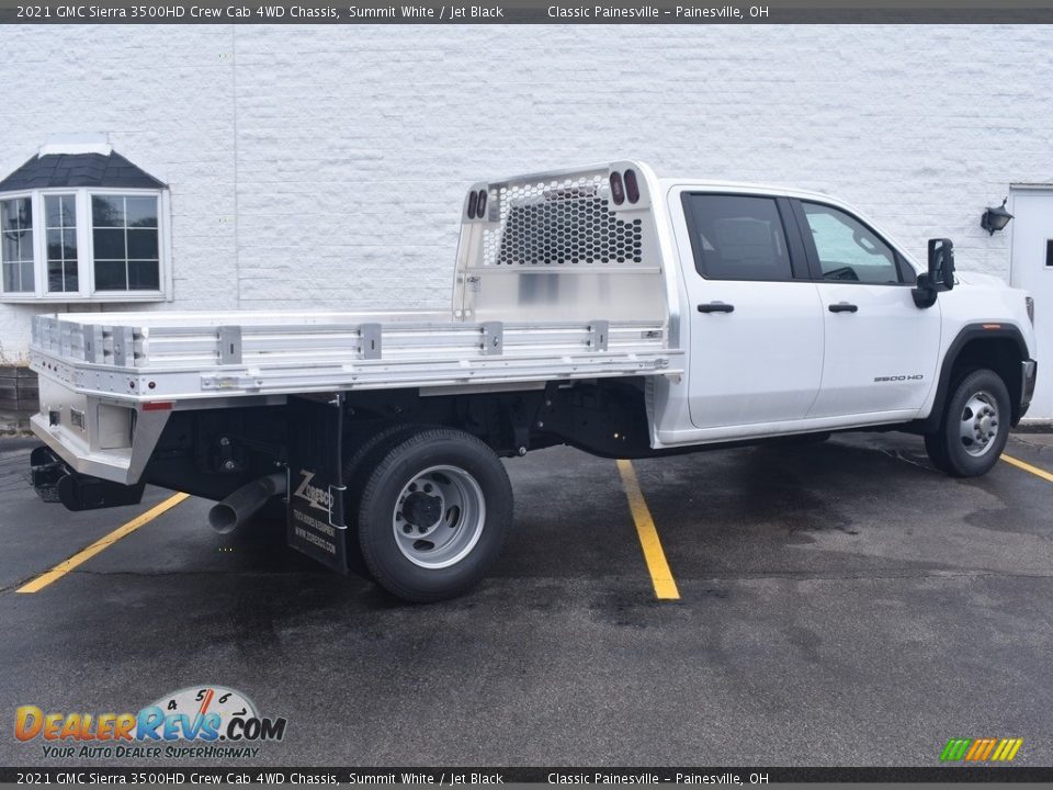 2021 GMC Sierra 3500HD Crew Cab 4WD Chassis Summit White / Jet Black Photo #2