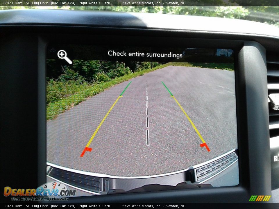 2021 Ram 1500 Big Horn Quad Cab 4x4 Bright White / Black Photo #25