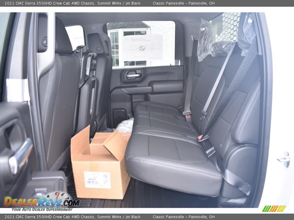 2021 GMC Sierra 3500HD Crew Cab 4WD Chassis Summit White / Jet Black Photo #7