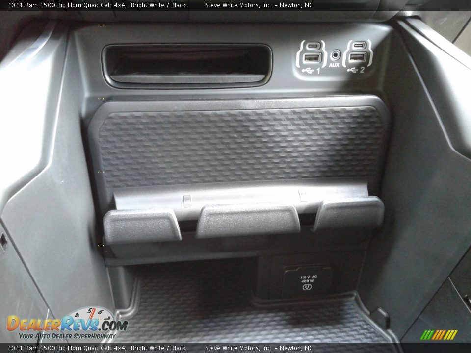 2021 Ram 1500 Big Horn Quad Cab 4x4 Bright White / Black Photo #27