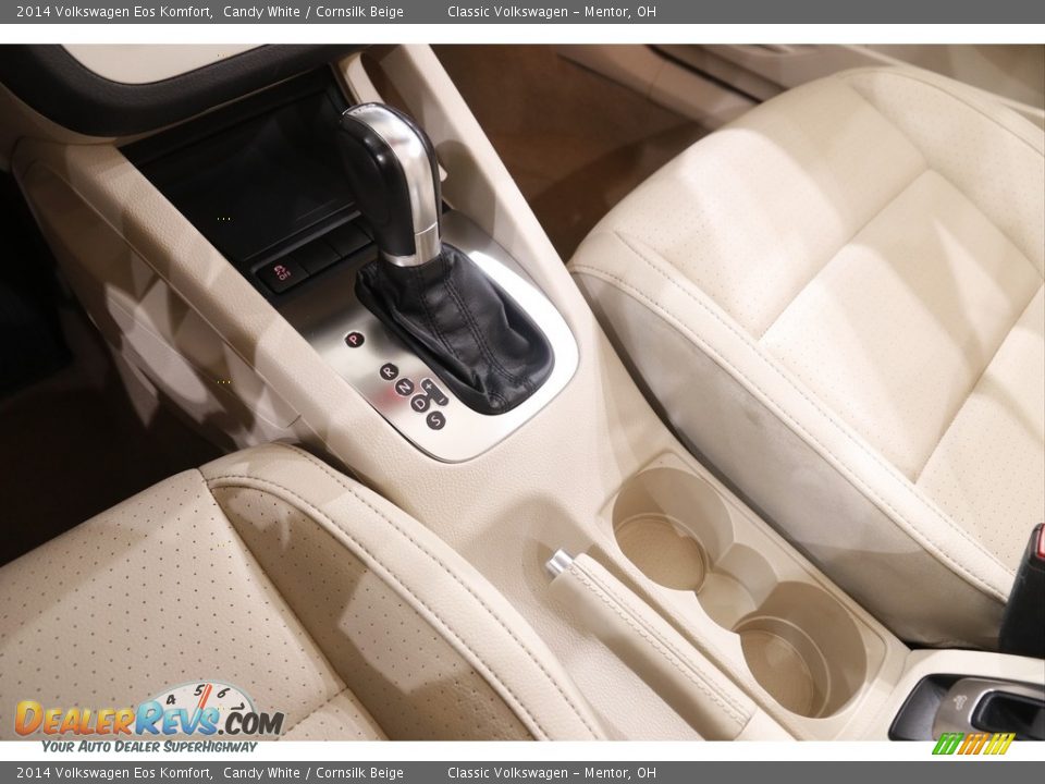 2014 Volkswagen Eos Komfort Candy White / Cornsilk Beige Photo #13