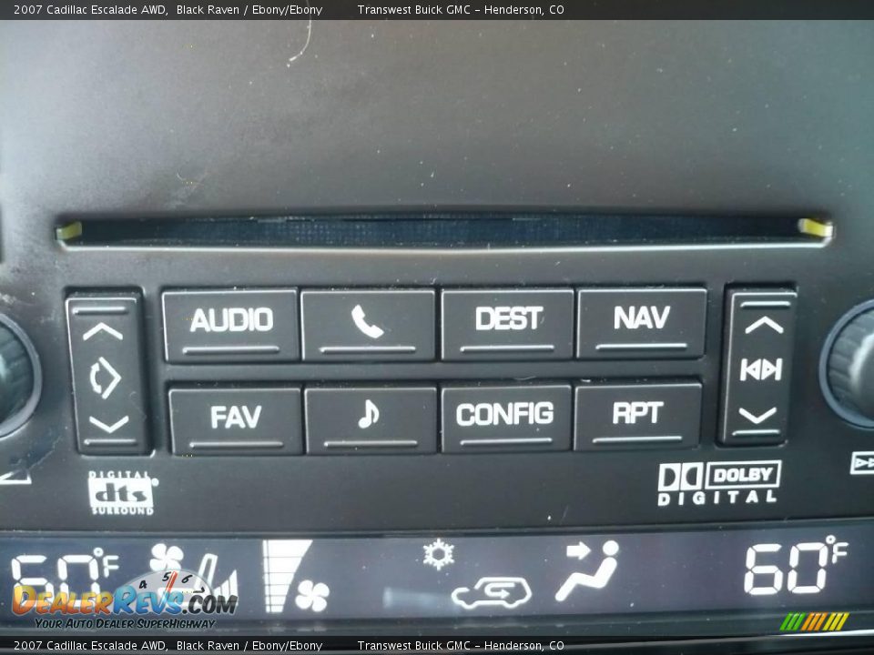 2007 Cadillac Escalade AWD Black Raven / Ebony/Ebony Photo #25