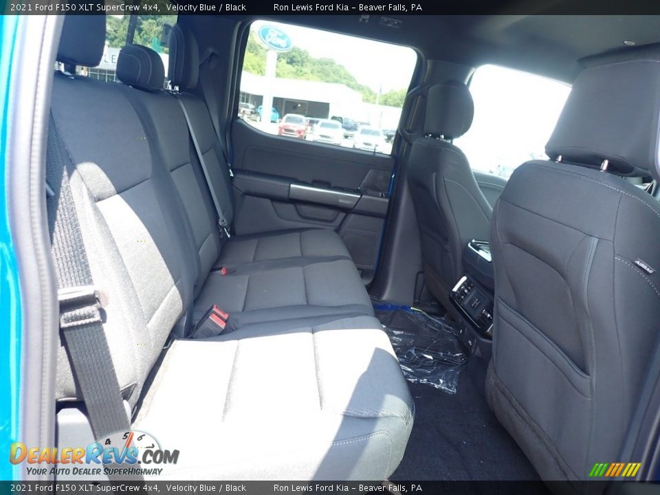 2021 Ford F150 XLT SuperCrew 4x4 Velocity Blue / Black Photo #9