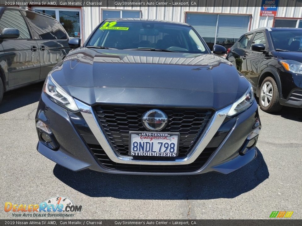 2019 Nissan Altima SV AWD Gun Metallic / Charcoal Photo #2