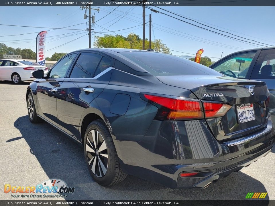 2019 Nissan Altima SV AWD Gun Metallic / Charcoal Photo #4