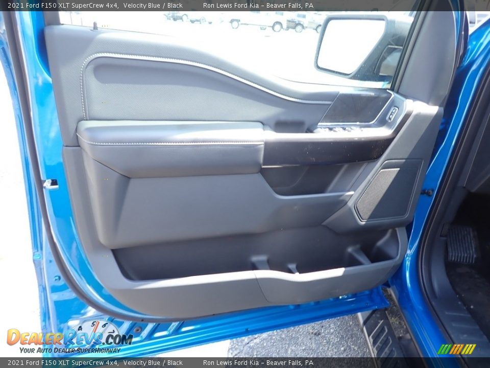 2021 Ford F150 XLT SuperCrew 4x4 Velocity Blue / Black Photo #12
