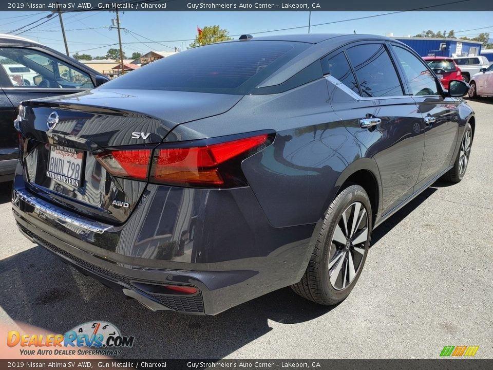 2019 Nissan Altima SV AWD Gun Metallic / Charcoal Photo #6