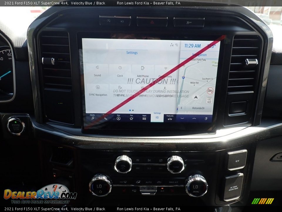 2021 Ford F150 XLT SuperCrew 4x4 Velocity Blue / Black Photo #15