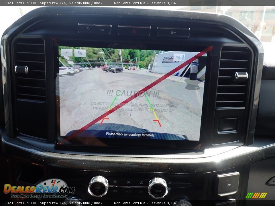 2021 Ford F150 XLT SuperCrew 4x4 Velocity Blue / Black Photo #16