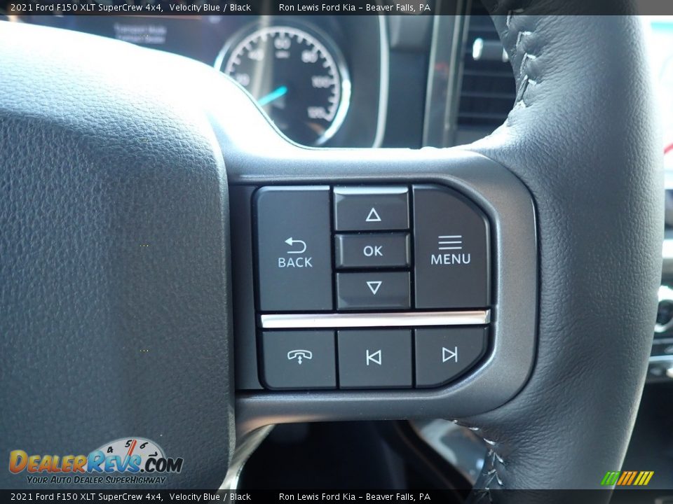 2021 Ford F150 XLT SuperCrew 4x4 Velocity Blue / Black Photo #18