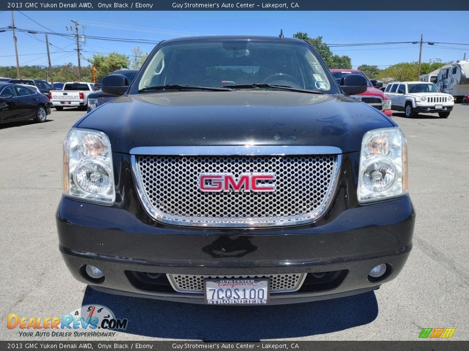 2013 GMC Yukon Denali AWD Onyx Black / Ebony Photo #2