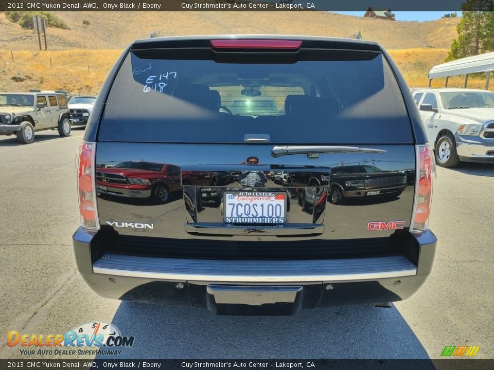 2013 GMC Yukon Denali AWD Onyx Black / Ebony Photo #5