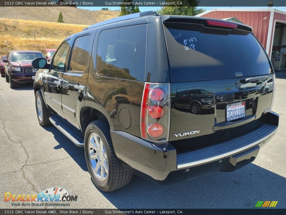 2013 GMC Yukon Denali AWD Onyx Black / Ebony Photo #6