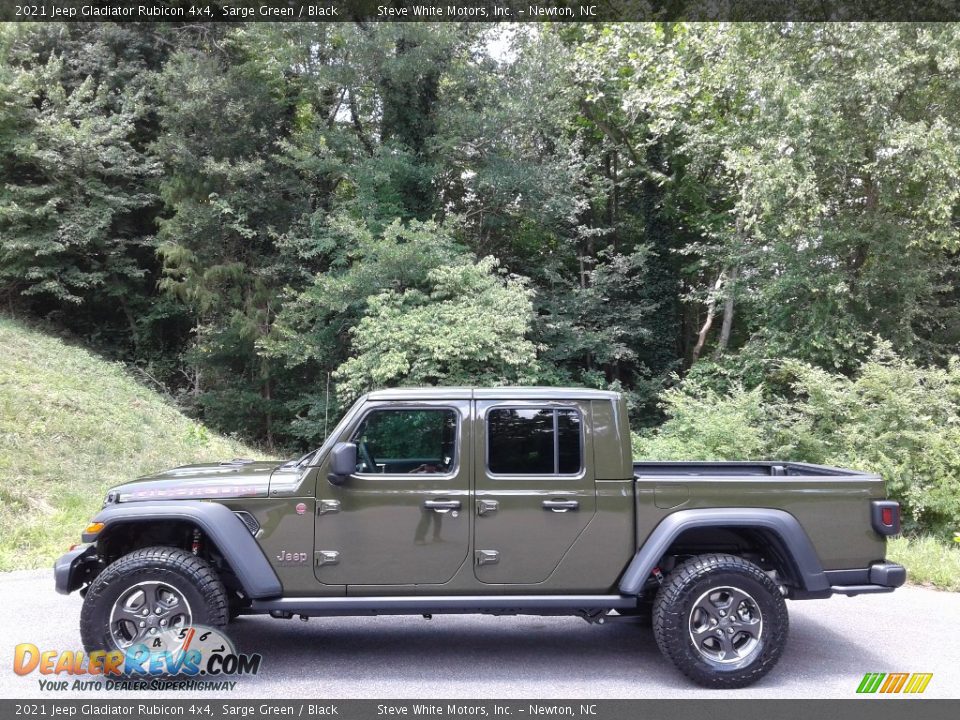 2021 Jeep Gladiator Rubicon 4x4 Sarge Green / Black Photo #1