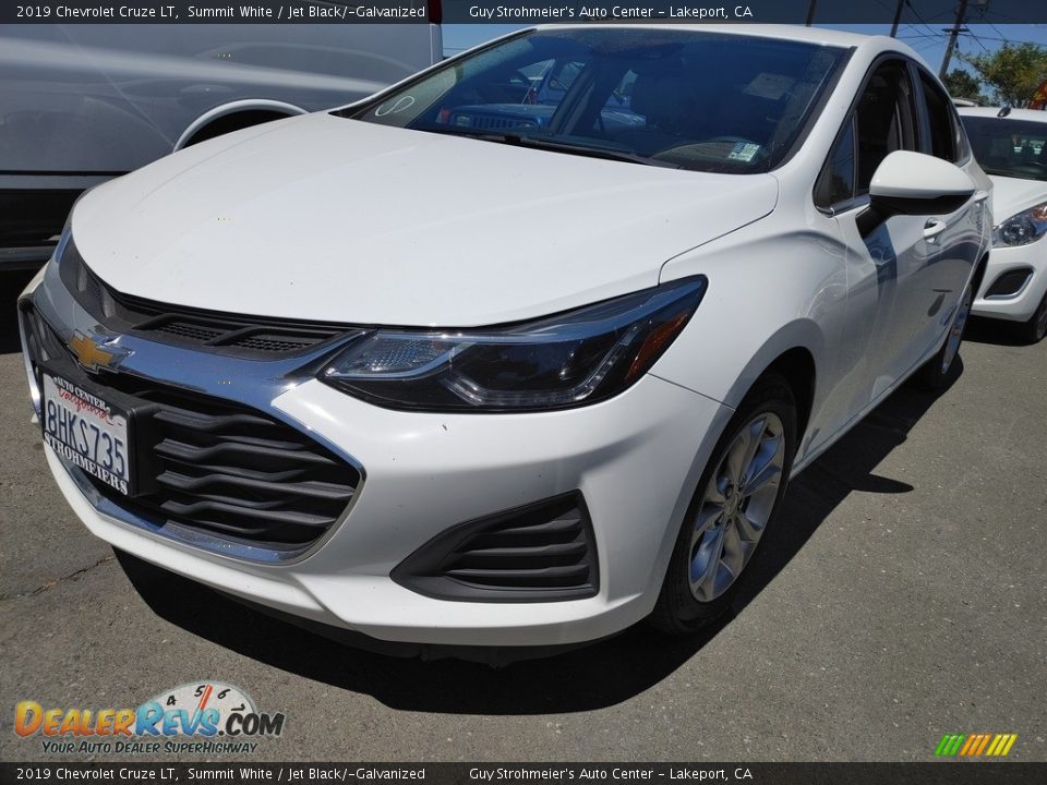 2019 Chevrolet Cruze LT Summit White / Jet Black/­Galvanized Photo #3