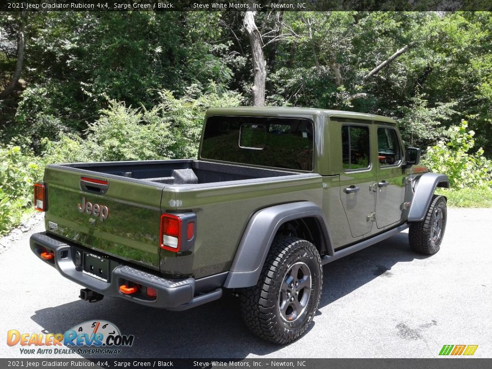 2021 Jeep Gladiator Rubicon 4x4 Sarge Green / Black Photo #6