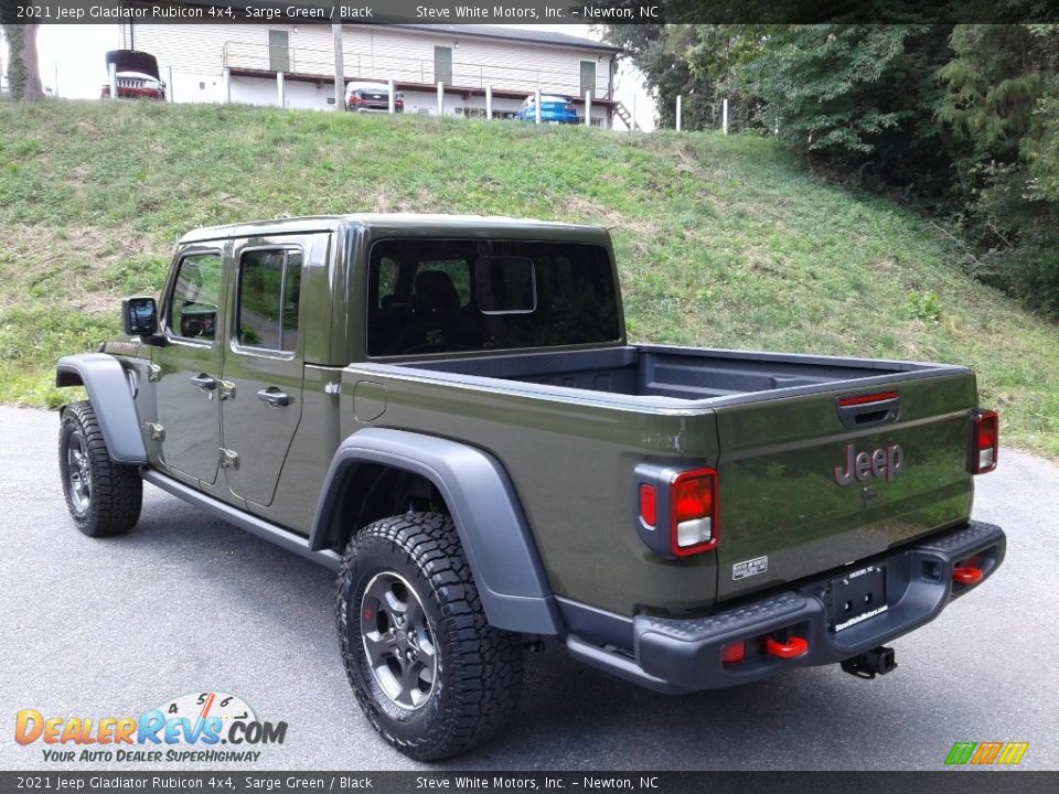 2021 Jeep Gladiator Rubicon 4x4 Sarge Green / Black Photo #9