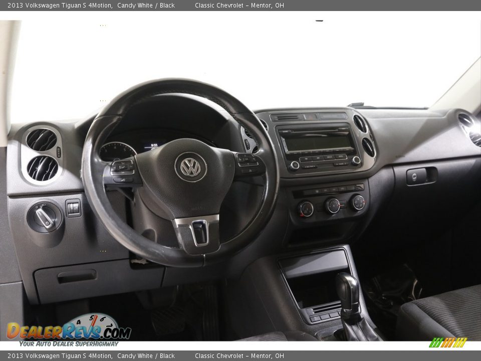 2013 Volkswagen Tiguan S 4Motion Candy White / Black Photo #6