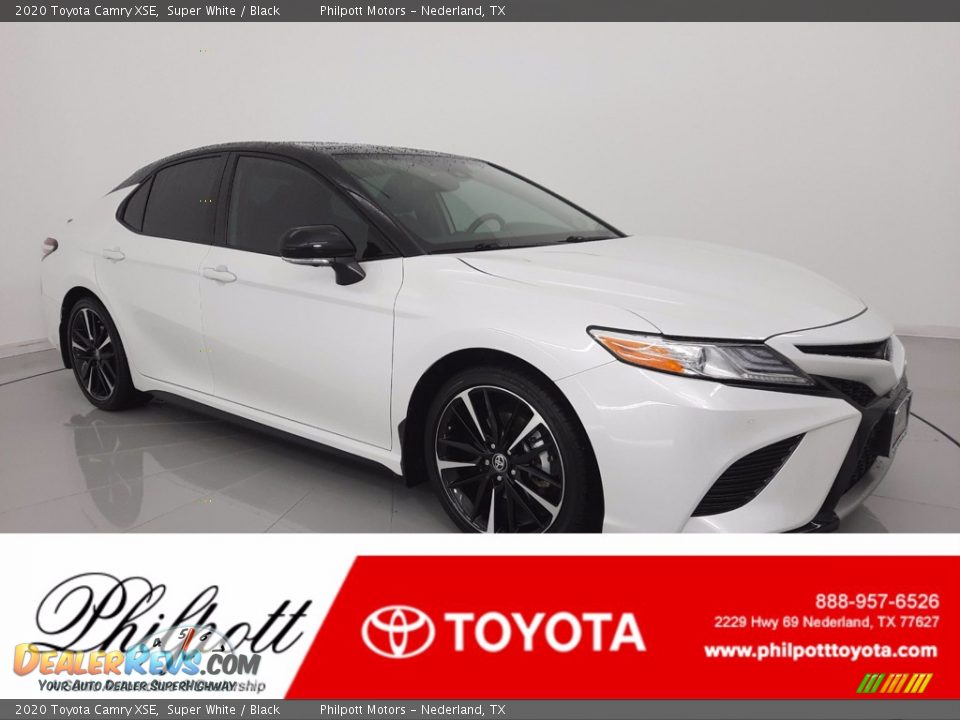 2020 Toyota Camry XSE Super White / Black Photo #1