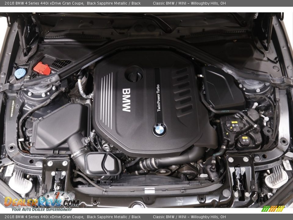 2018 BMW 4 Series 440i xDrive Gran Coupe Black Sapphire Metallic / Black Photo #21