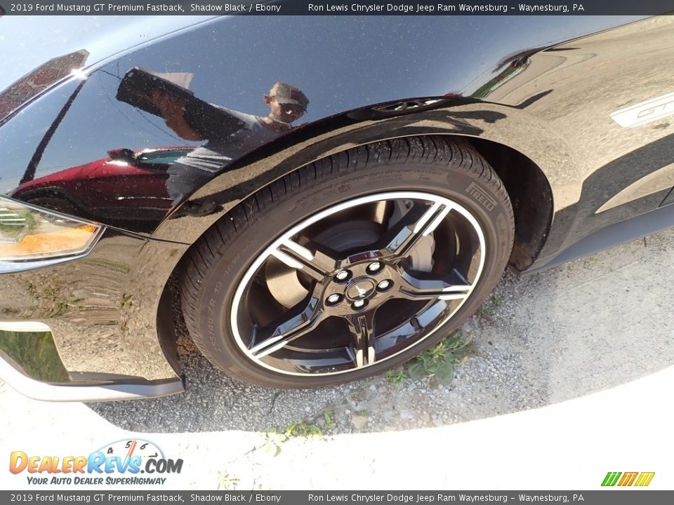 2019 Ford Mustang GT Premium Fastback Shadow Black / Ebony Photo #2