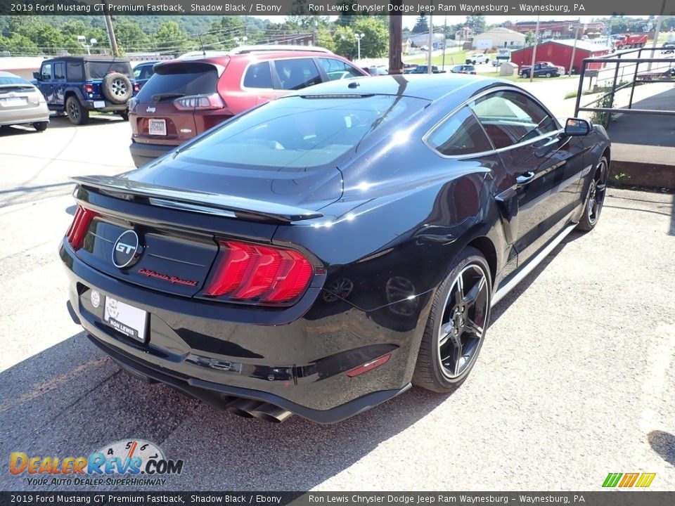 2019 Ford Mustang GT Premium Fastback Shadow Black / Ebony Photo #4