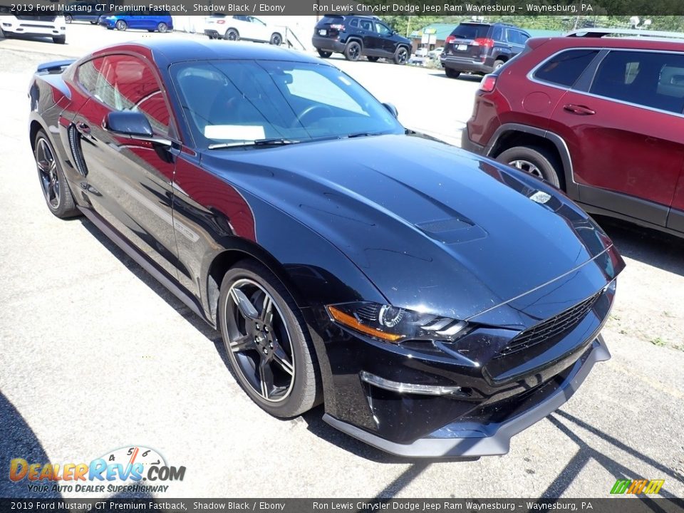 2019 Ford Mustang GT Premium Fastback Shadow Black / Ebony Photo #5