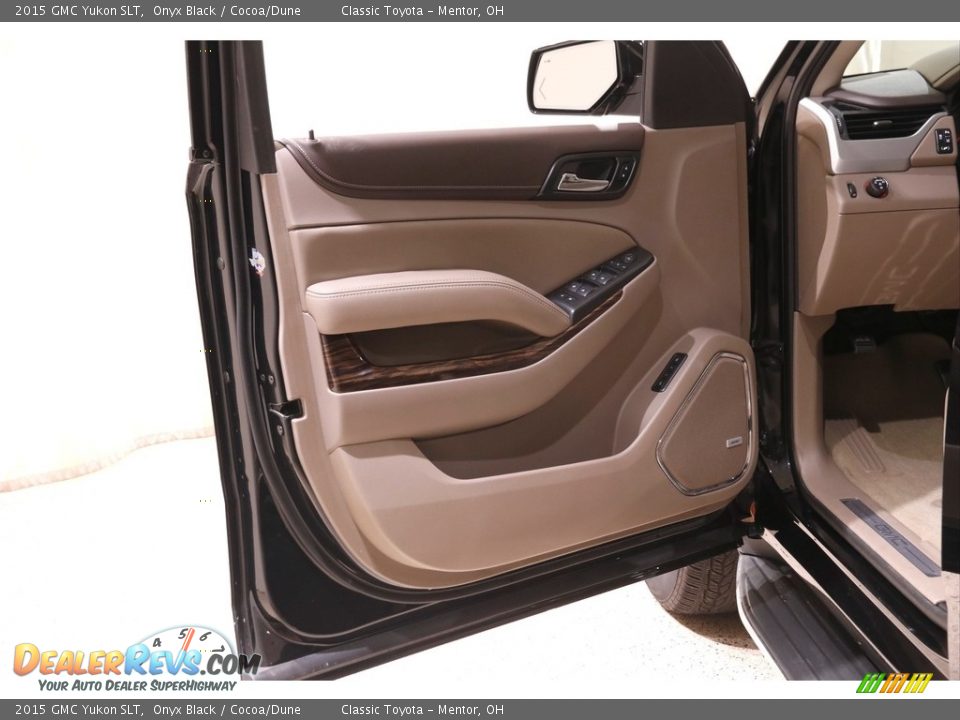 2015 GMC Yukon SLT Onyx Black / Cocoa/Dune Photo #4