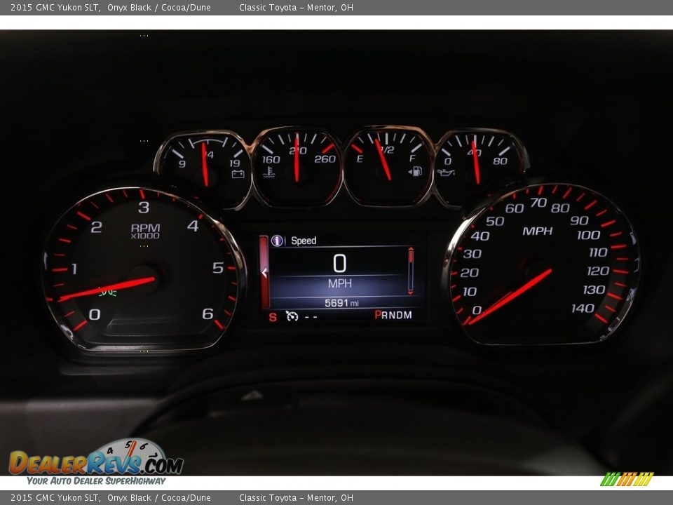 2015 GMC Yukon SLT Onyx Black / Cocoa/Dune Photo #8