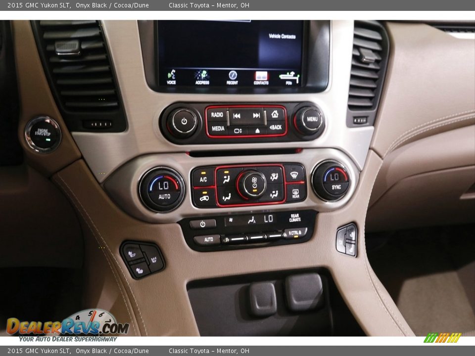 2015 GMC Yukon SLT Onyx Black / Cocoa/Dune Photo #14