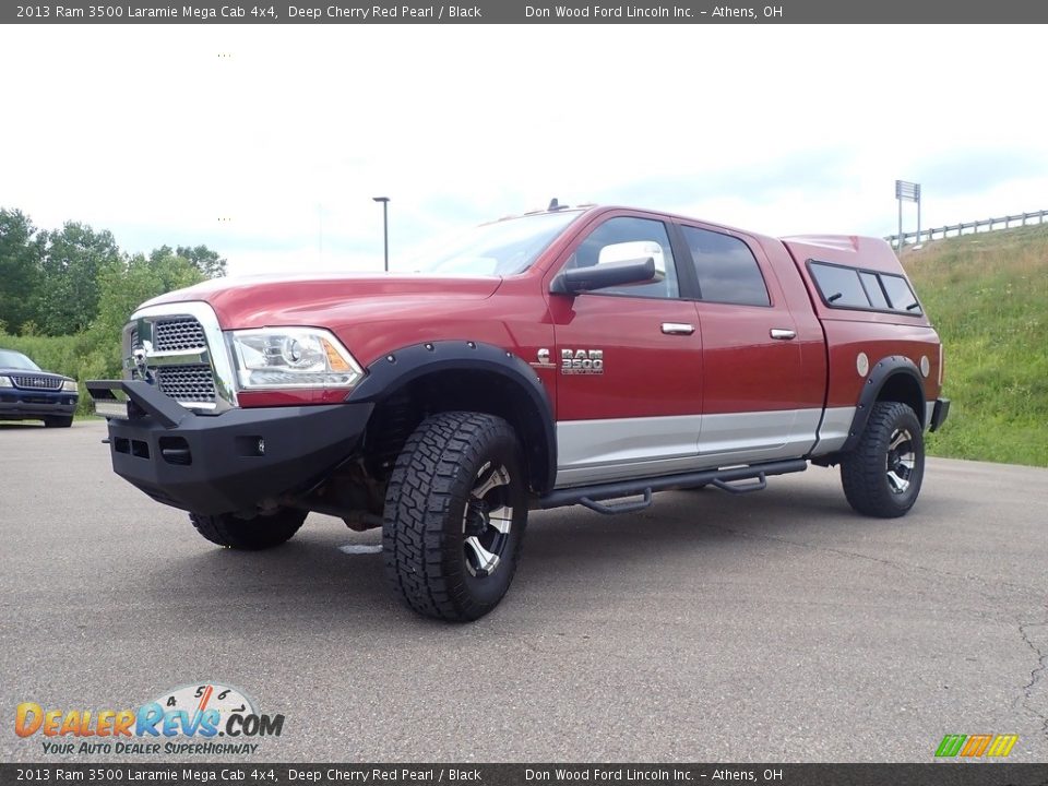 2013 Ram 3500 Laramie Mega Cab 4x4 Deep Cherry Red Pearl / Black Photo #8